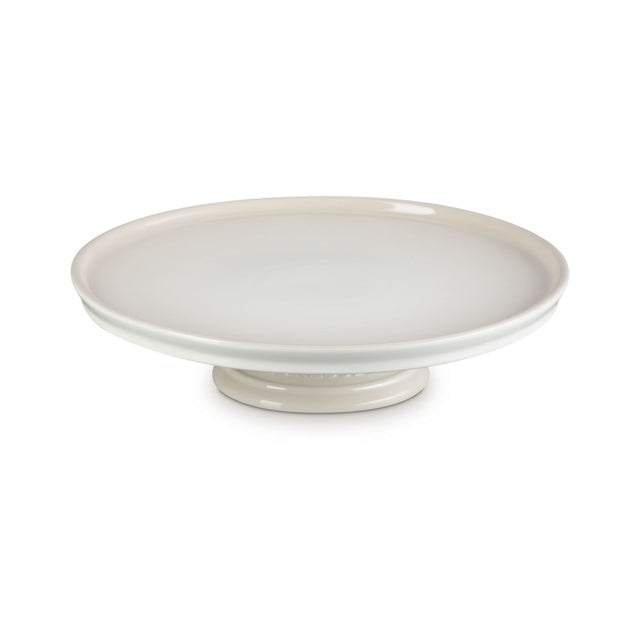 Le Creuset Stoneware Footed Cake Stand Meringue