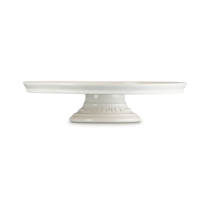 Le Creuset Stoneware Footed Cake Stand Meringue