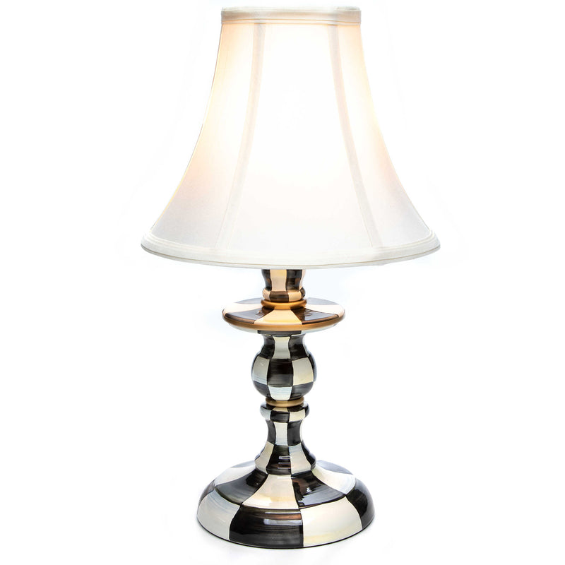 Mackenzie-Childs Courtly Check Candlestick Lamp