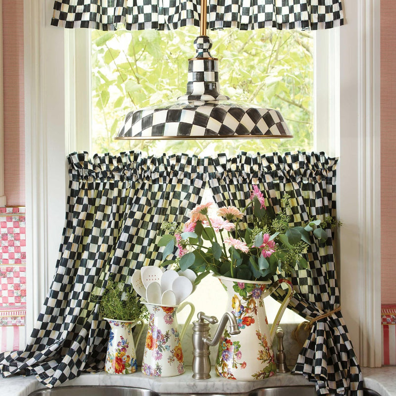 Mackenzie-Childs Courtly Check Barn Pendant Lamp