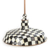 Mackenzie-Childs Courtly Check Barn Pendant Lamp, 18"