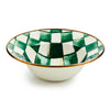Mackenzie-Childs Emerald Check Breakfast Bowl