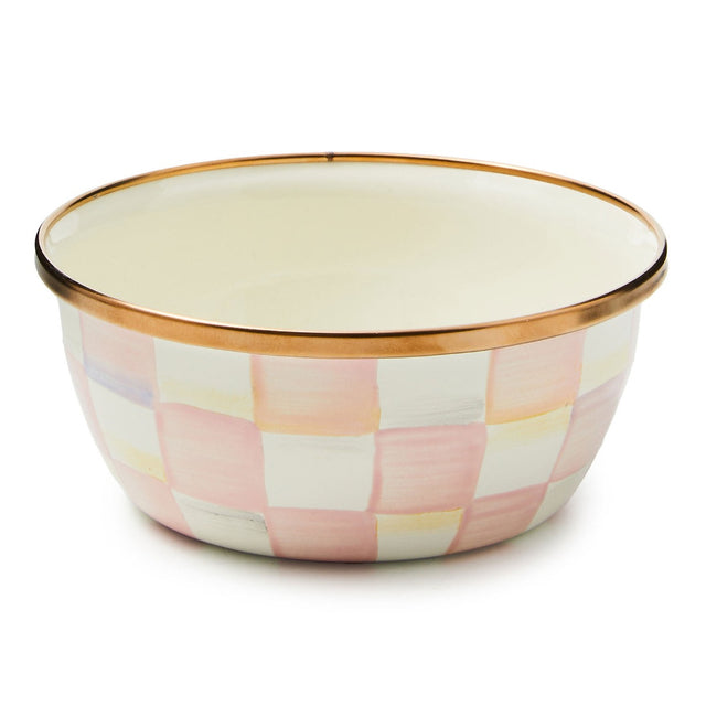 Mackenzie-Childs Rosy Check Everyday Bowl