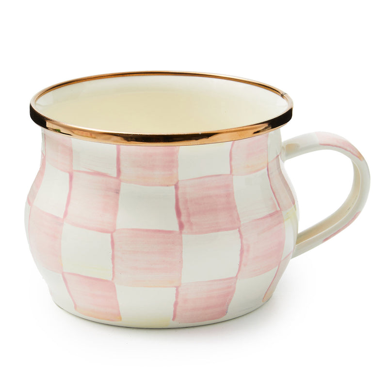 Mackenzie-Childs Rosy Check Teacup