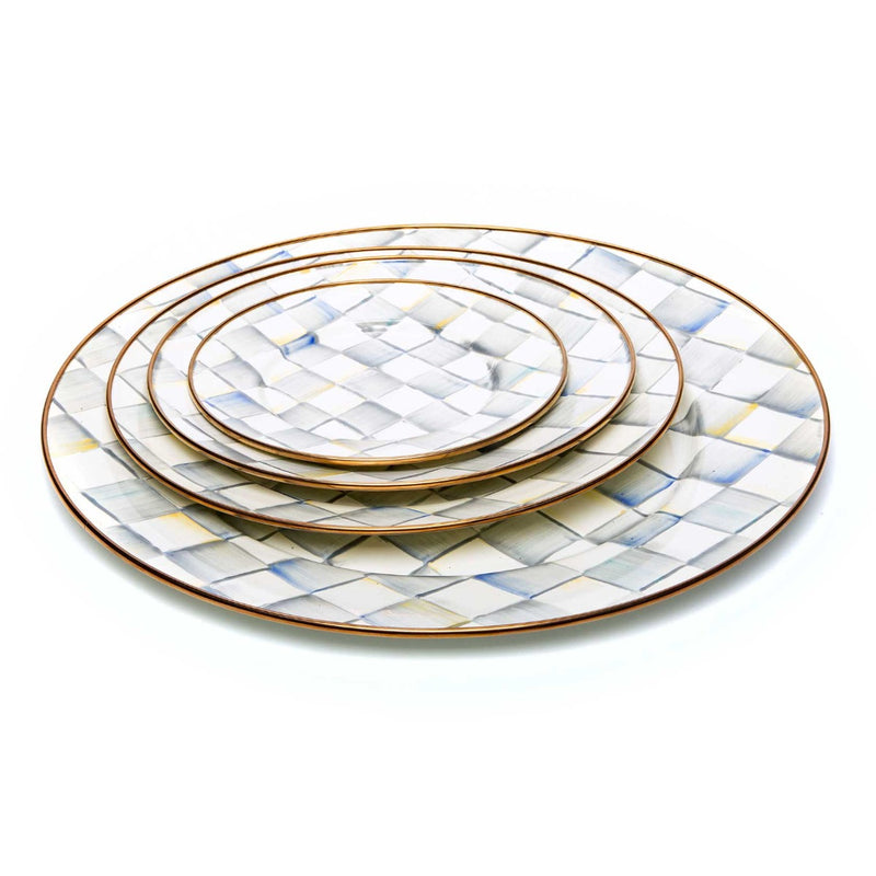 Mackenzie-Childs Sterling Check Enamel Salad/Dessert Plate
#2