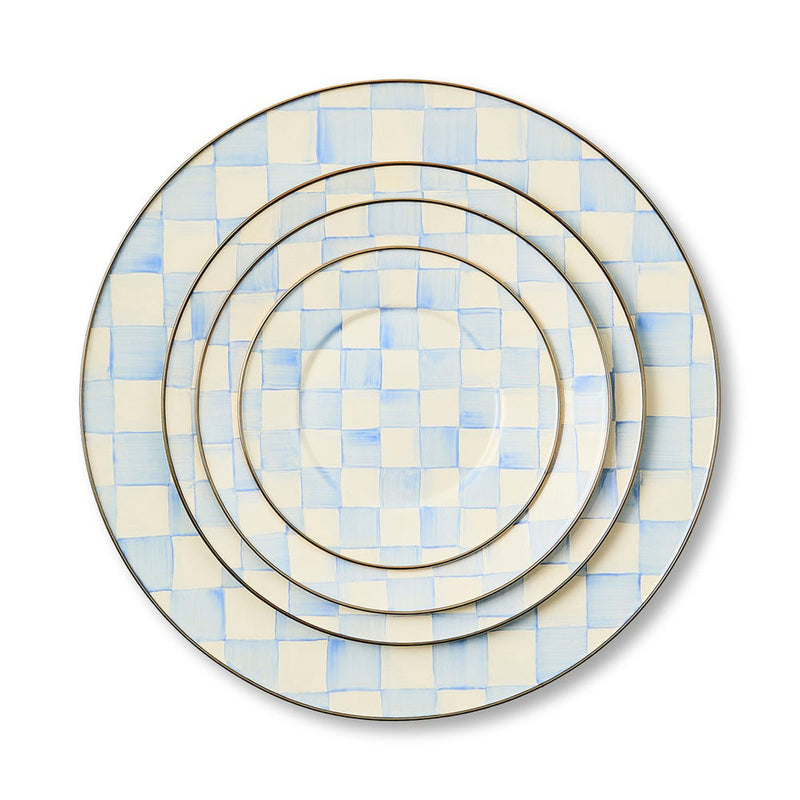 Mackenzie-Childs Sky Check Serving Platter