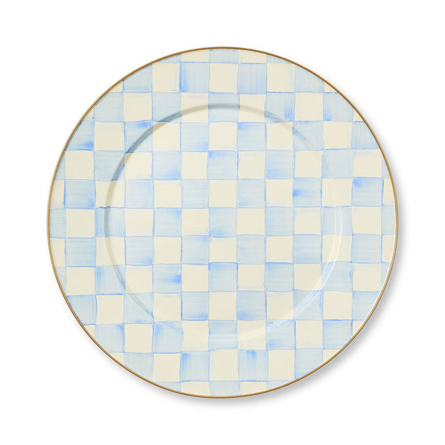 Mackenzie-Childs Sky Check Serving Platter
