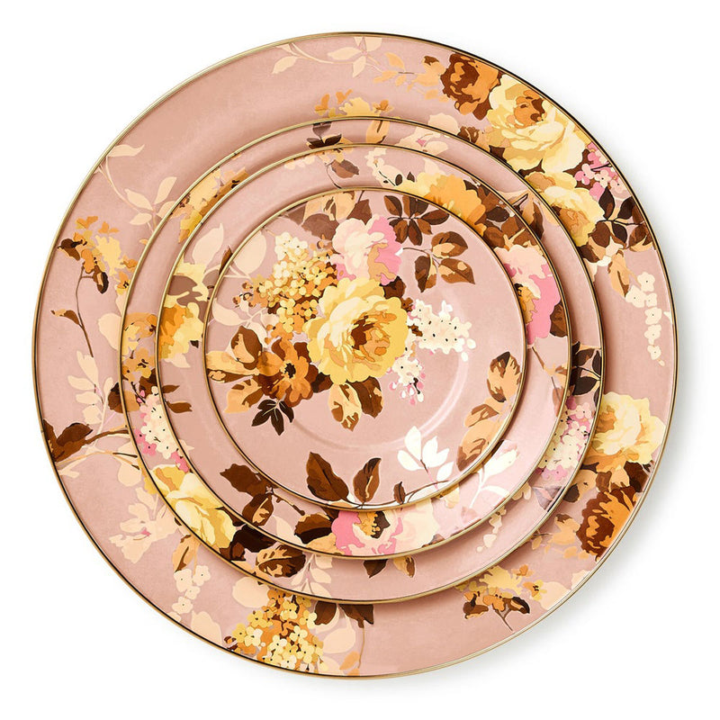 Mackenzie-Childs Wild Rose Mauve Serving Platter