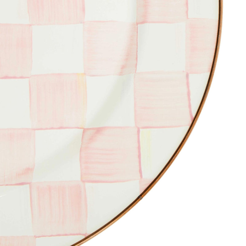 Mackenzie-Childs Rosy Check Serving Platter #2