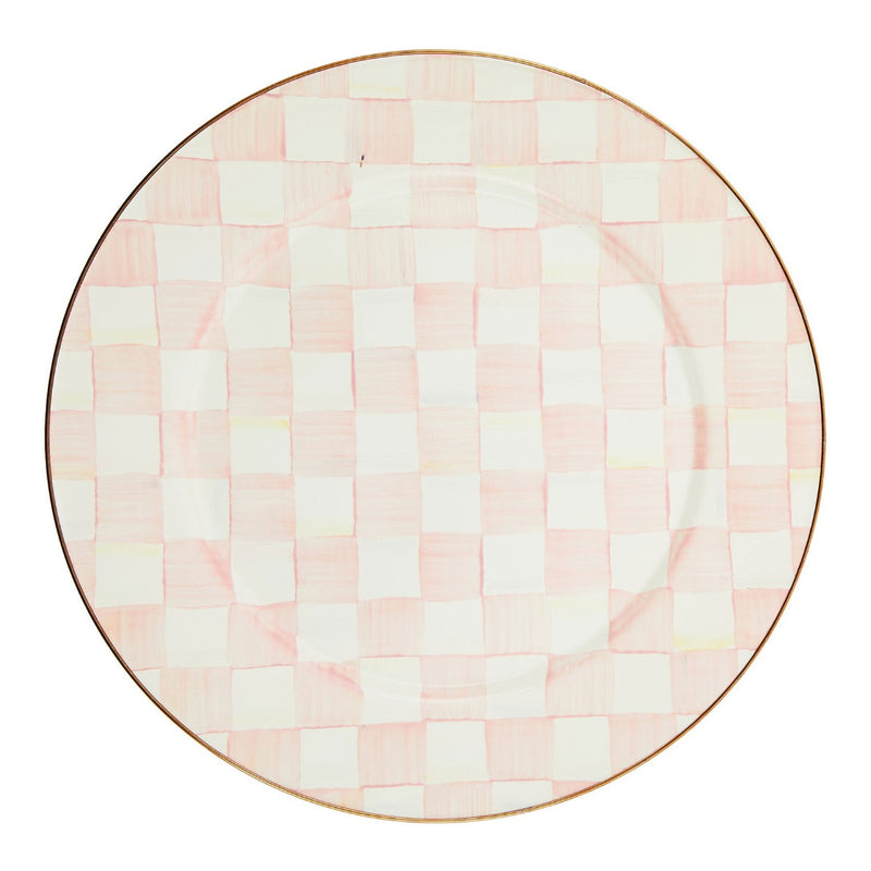 Mackenzie-Childs Rosy Check Serving Platter
