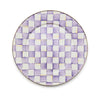 Mackenzie Childs Violet Check Serving Platter
