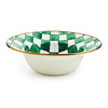 Mackenzie-Childs Emerald Check Serving Bowl