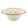 Mackenzie-Childs Mocha Check Serving Bowl
