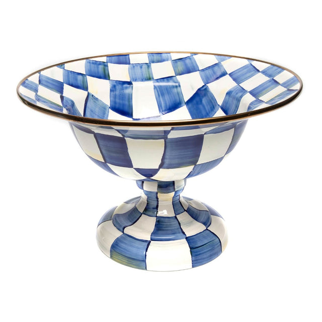 Mackenzie-Childs Royal Check Compote, Large