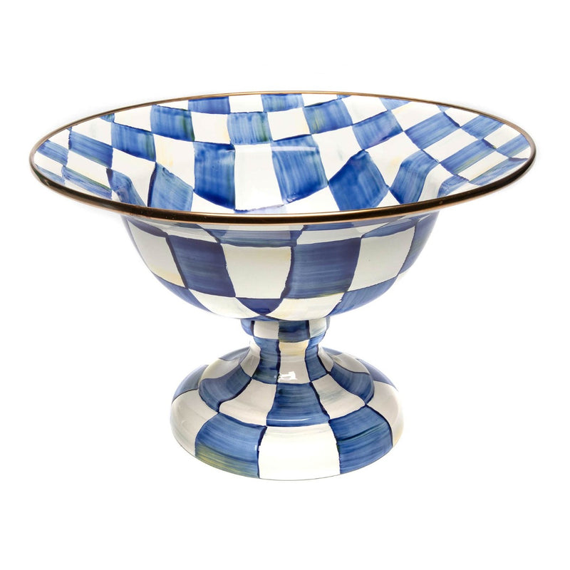 Mackenzie-Childs Royal Check Compote, Large