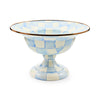 Mackenzie-Childs Sky Check Large Compote