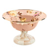 Mackenzie-Childs Wild Rose Mauve Large Compote