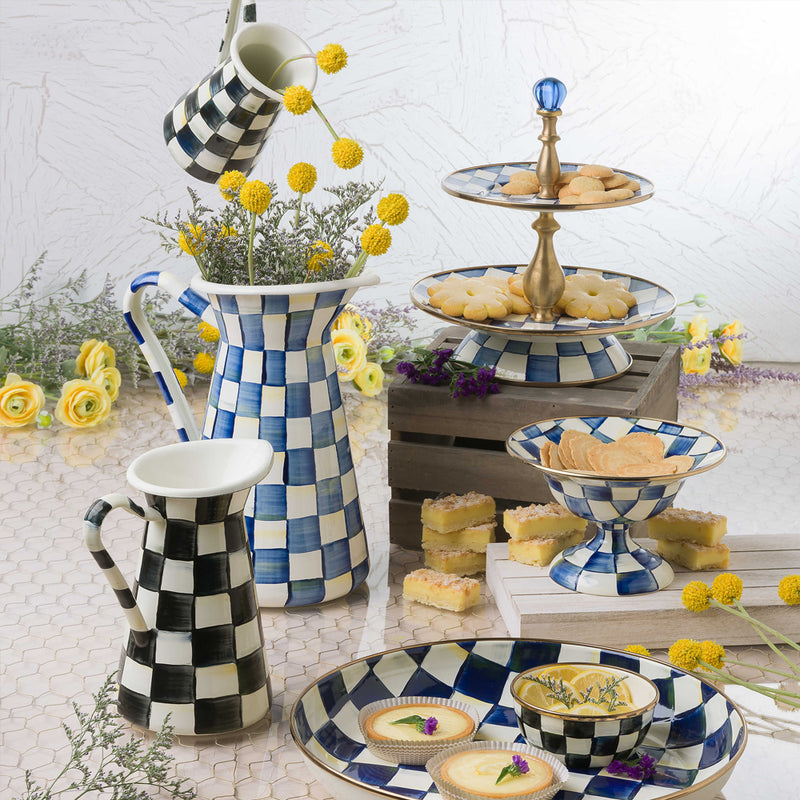 Mackenzie-Childs Royal Check Compote