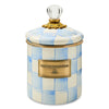 Mackenzie-Childs Sky Check Small Canister