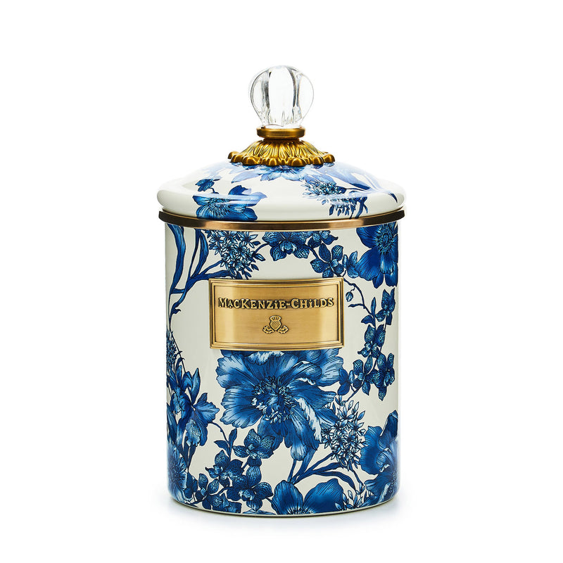 Mackenzie-Childs Royal English Garden Medium Canister