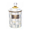 Mackenzie-Childs Sterling Check Enamel Medium Canister