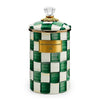 Mackenzie-Childs Emerald Check Large Canister