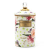 Mackenzie-Childs Wildflowers Enamel Large Canister, Green