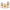Set of three ceramic canisters, pink check pattern, gold lids with knob and label