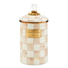 Mackenzie-Childs Mocha Check Large Canister