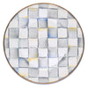 Mackenzie-Childs Sterling Check Enamel Dinner Plate