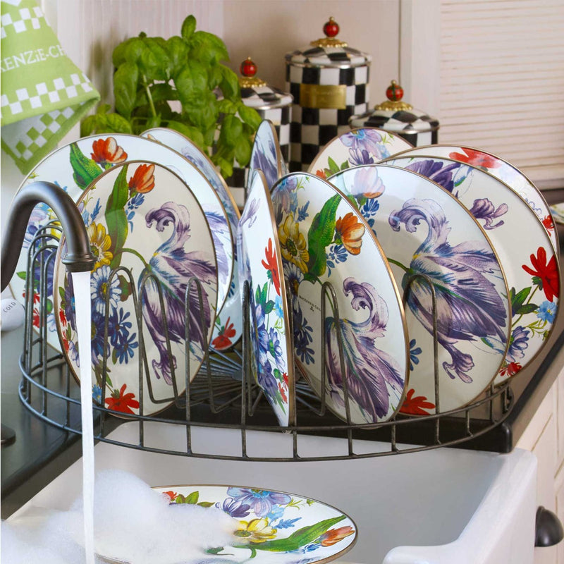 Mackenzie-Childs Flower Market Enamel Dinner Plate #2