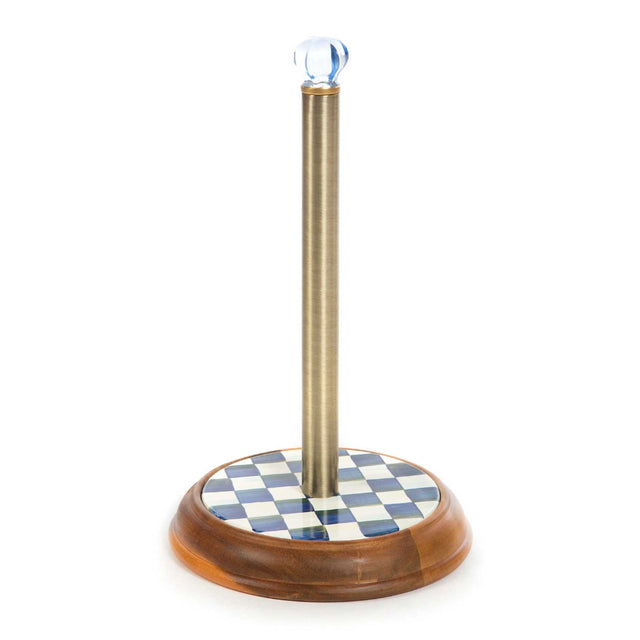Mackenzie-Childs Royal Check Paper Towel Holder