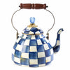 Mackenzie Childs Royal Check Tea Kettle, 3 Quart