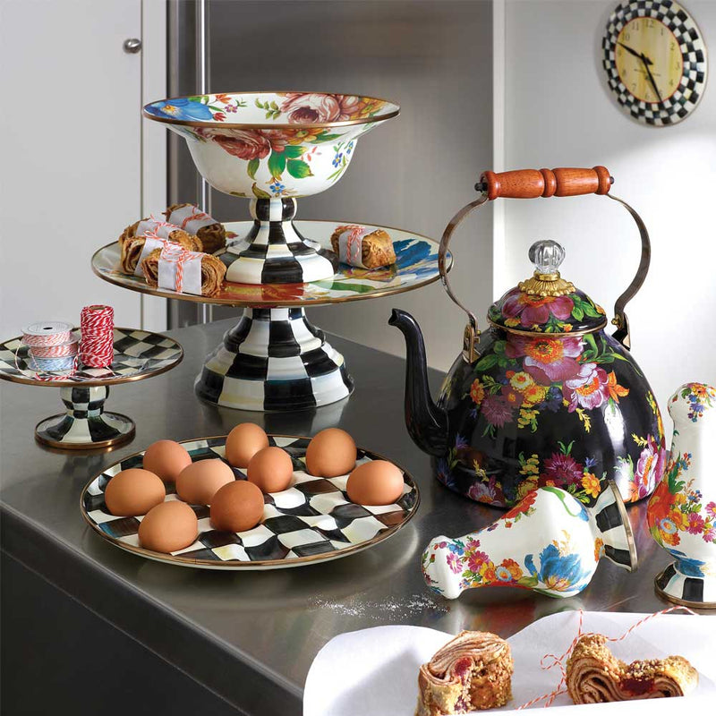 Mackenzie-Childs Flower Market 3 Quart Tea Kettle