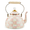 Mackenzie-Childs Rosy Check Tea Kettle, 3 Quart