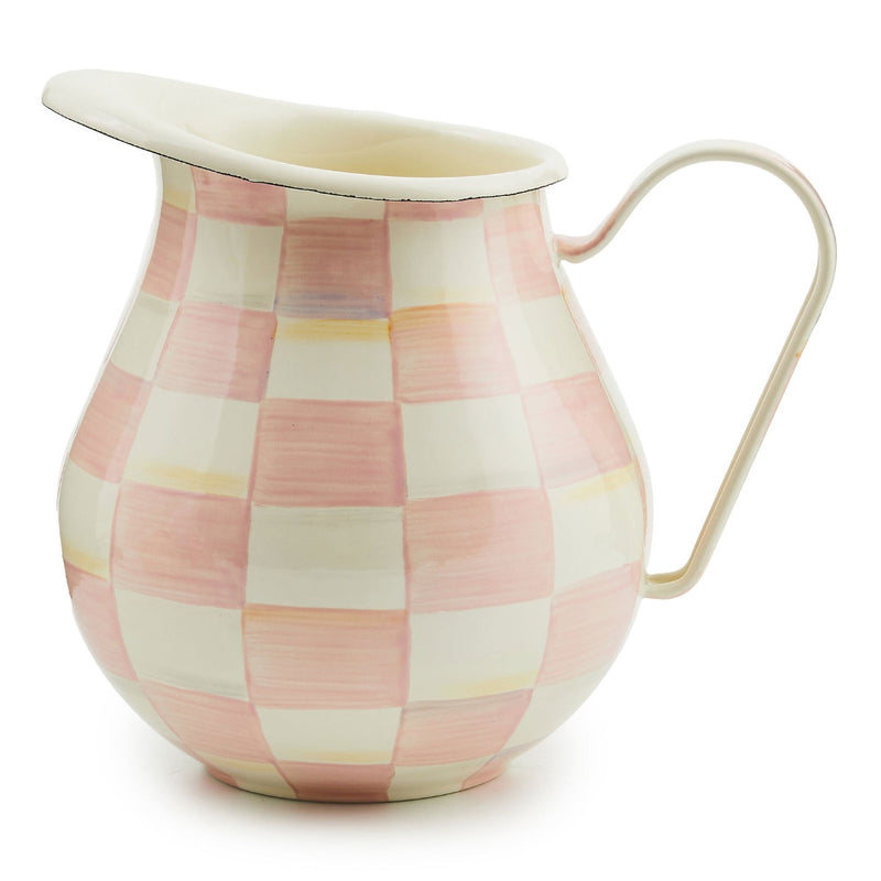 Mackenzie-Childs Rosy Check Pitcher