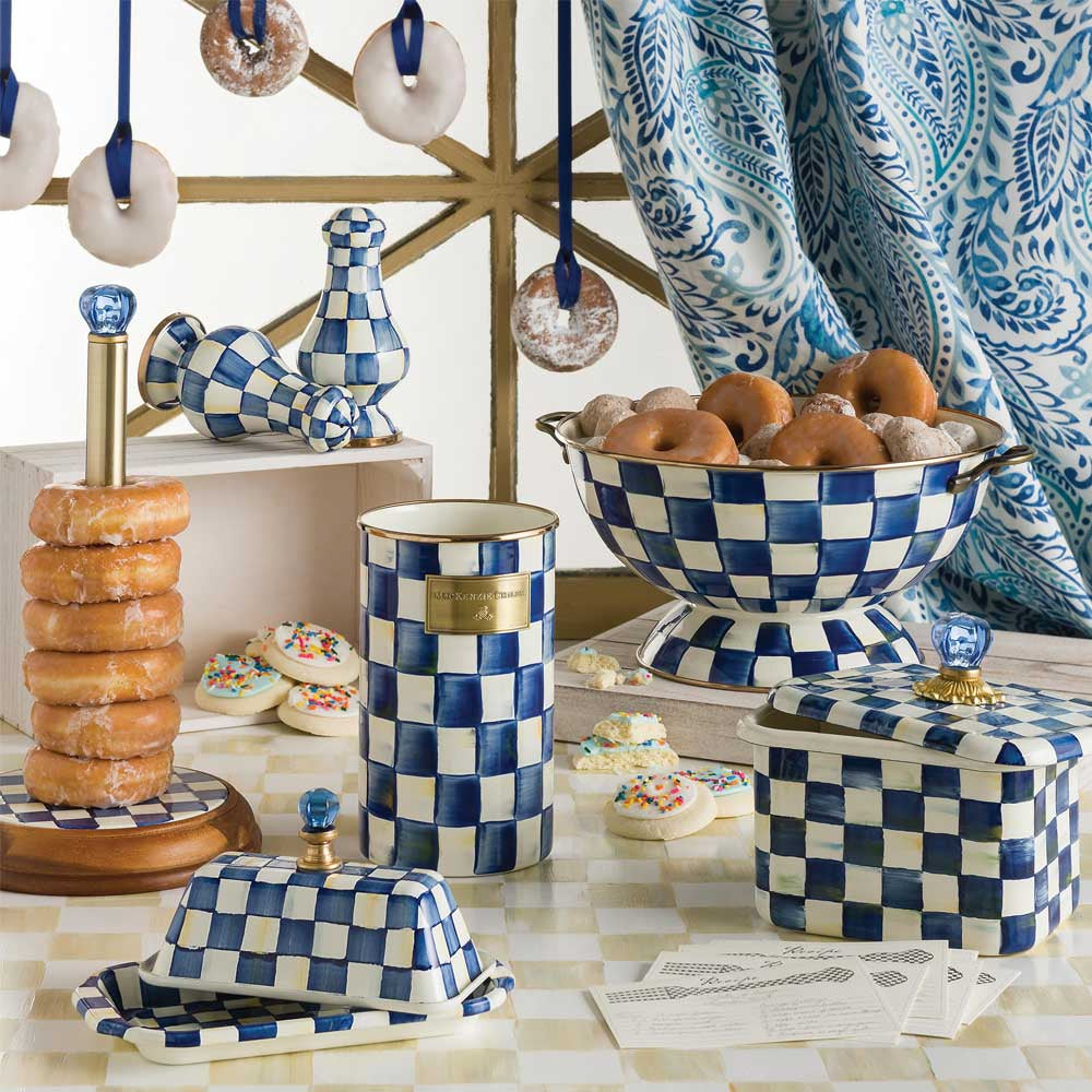 Mackenzie-Childs | Royal Check Enamel Everything Bowl - David