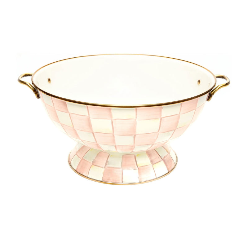 Mackenzie-Childs Rosy Check Everything Bowl
