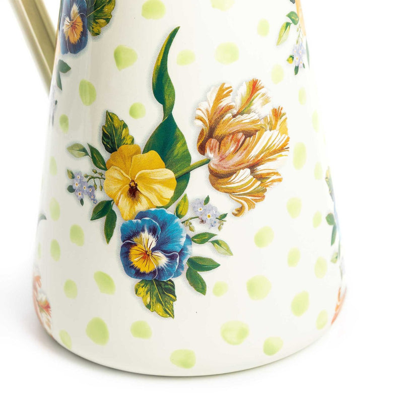 Mackenzie-Childs Wildflowers Enamel Large Practical Pitcher
