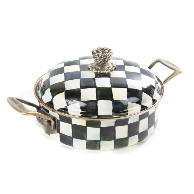 MacKenzie-Childs Courtly Check 3 Quart Casserole Dish