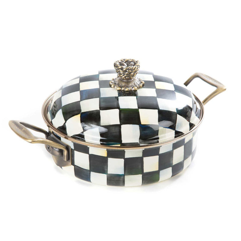 MacKenzie-Childs Courtly Check 3 Quart Casserole Dish