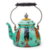 Mackenzie-Childs Cat Lady 2 Quart Tea Kettle