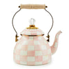Mackenzie-Childs Rosy Check Tea Kettle, 2 Quart