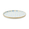 Mackenzie-Childs Sky Check Round Tray
