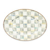 Mackenzie-Childs Sterling Check Enamel Oval Platter, Small