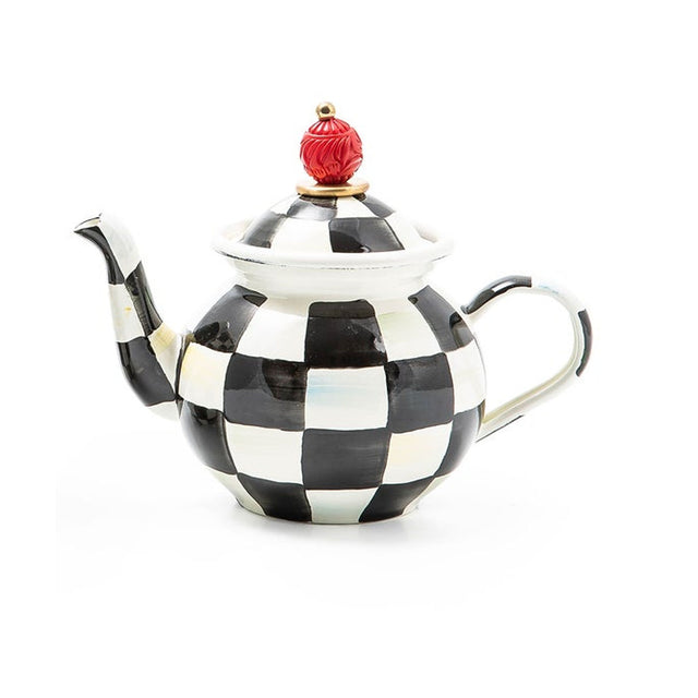 Mackenzie-Childs Courtly Check 2 Cup Teapot (Ex-Display)