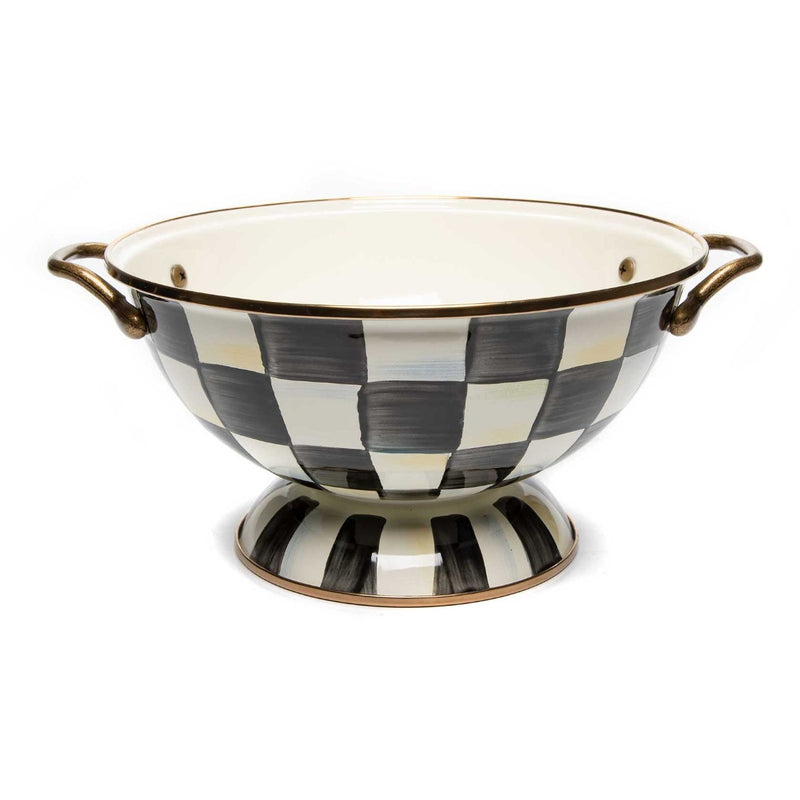 Mackenzie-Childs Courtly Check Enamel Almost Everything Bowl
