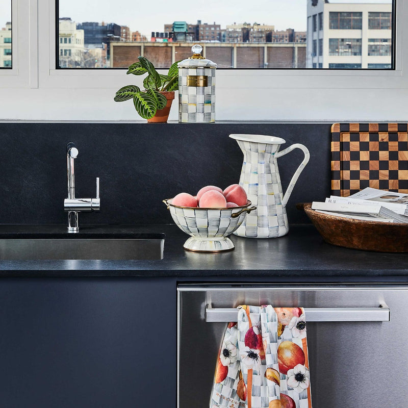 Mackenzie-Childs Sterling Check Enamel Almost Everything Bowl
#3