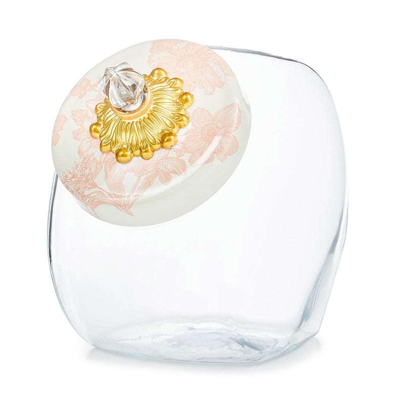 Mackenzie-Childs Rosy English Garden Sweets Jar