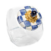 Mackenzie-Childs Sweets Jar With Royal Check Enamel Lid
